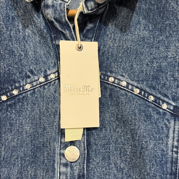 Miss Me Nashville Denim Jacket with Fringe - Picture 7 of 11